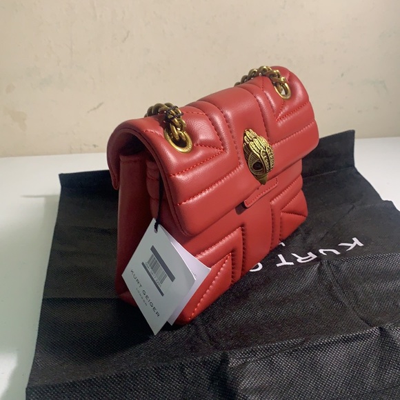 Kurt Geiger Handbags - KURT GEIGER LONDON MINI KENSINGTON LEATHER SHOULDER BAG